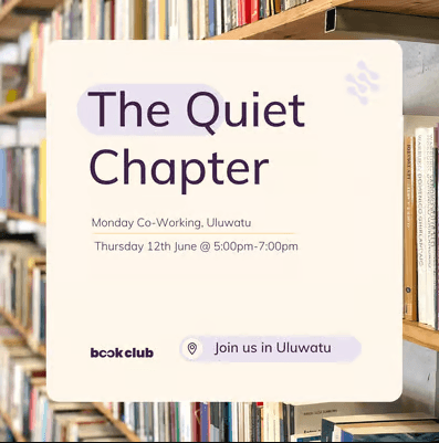 The Quite Chapter - Book Club